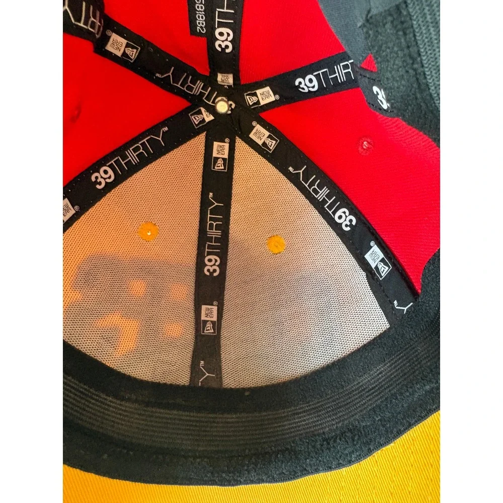 New Era Kansas City Chiefs 39THIRTY Hat Red Yellow Small-Medium NFL Cap